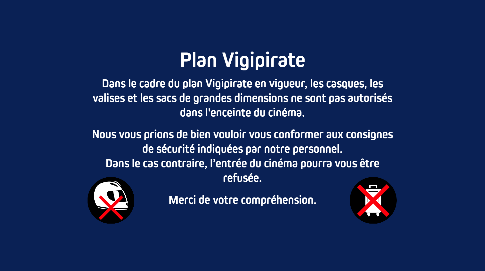 Consignes vigipirate